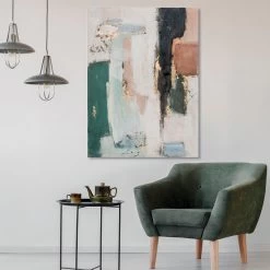 Negozio Di Mobili -Negozio Di Mobili agave quadro cenere e pastello 110150cm 1