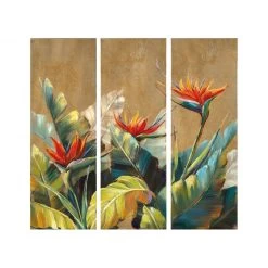 Agave Quadro Sterlizie Set 3 Pezzi 40x120 Cm -Negozio Di Mobili agave quadro sterlizie set 3 pezzi 40x120 cm 1 2