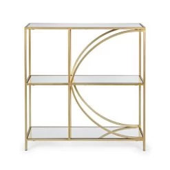 Andrea Libreria 3 Piani Elenor Bassa H87cm -Negozio Di Mobili andrea bizzotto libreria 3 piani elenor bassa 2