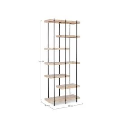 Andrea Libreria 7 Piani District H195cm -Negozio Di Mobili andrea bizzotto libreria 7 piani district 3