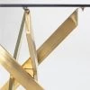 Tavolo Salotto George Trasparente Con Base Oro -Negozio Di Mobili andrea bizzotto tavolo george trasparente con base oro