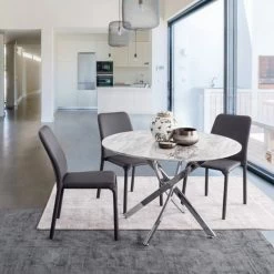 Andrea Tavolo Salotto John Marble Ø110cm -Negozio Di Mobili andrea bizzotto tavolo salotto john marble o110cm 3