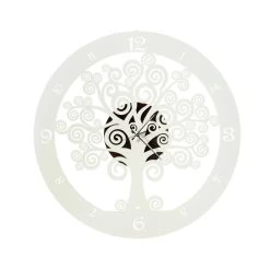 Orologio Albero Della Vita Grande Avorio E Bronzo