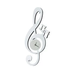 Orologio Chiave Musicale Bianco