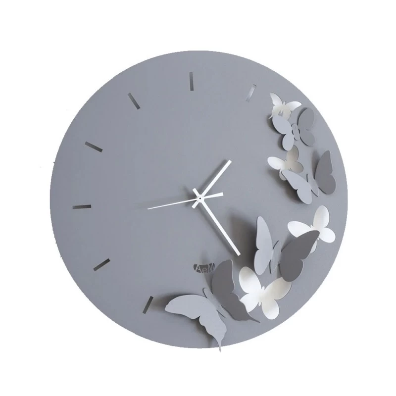 Orologio Da Parete Butterfly Spring Ardesia 3 Orologio Da Parete Butterfly Spring Ardesia