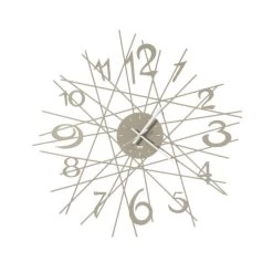 Orologio Da Parete Zig Zag Nocciola