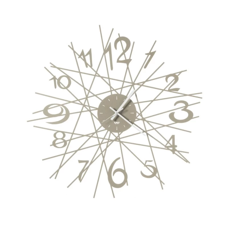 Orologio Da Parete Zig Zag Nocciola 3 Orologio Da Parete Zig Zag Nocciola