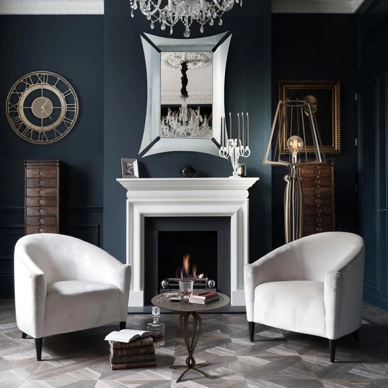 Specchio Morgana Bianco 72xH100cm 4 Specchio Morgana Bianco 72xH100cm - immagine 2