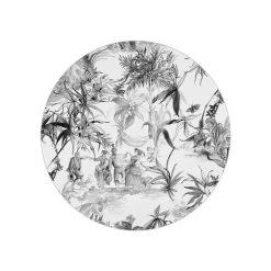 Sottopiatto Classic Bianco E Nero 34 Cm