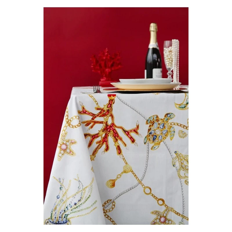 Tovaglia Quadrata Portofino 220x220cm 3 Tovaglia Quadrata Portofino 220x220cm