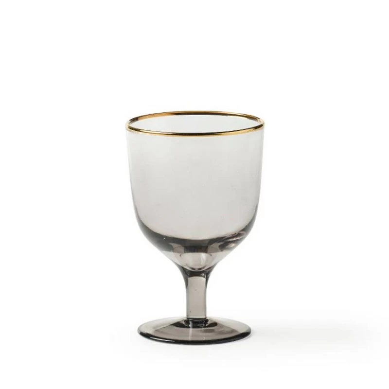 Set 6 Calici Acqua Eleganti Decò Con Filo Oro 3 Set 6 Calici Acqua Eleganti Decò Con Filo Oro