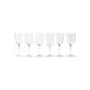 Set 6 Calici Diseguale Trasparente H23,5cm -Negozio Di Mobili bitossi set 6 calici diseguale trasparente h235cm