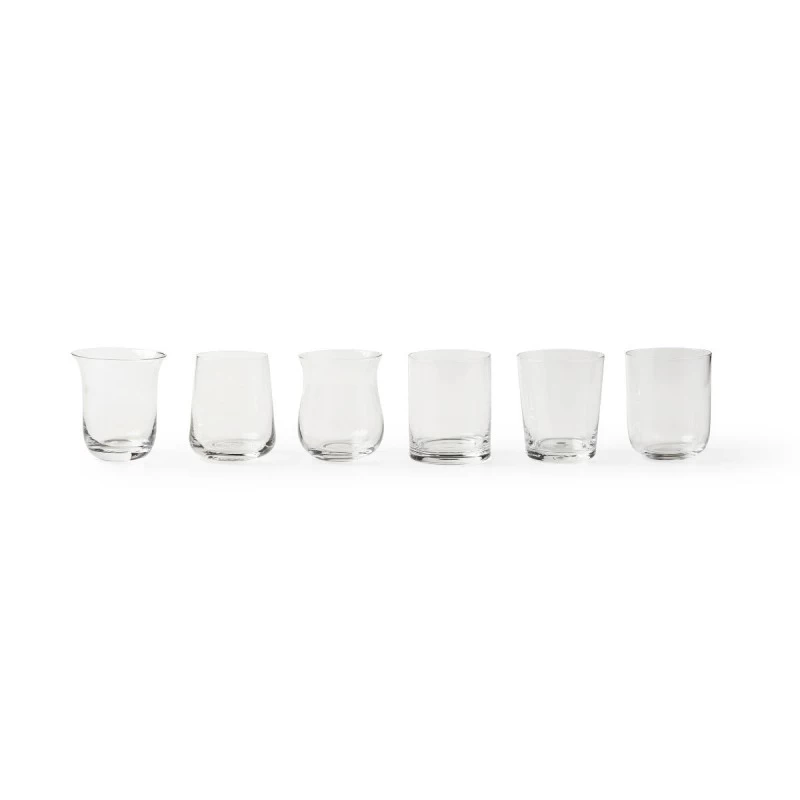 Set 6 Tumbler Diseguale Trasparente H10,2cm 3 Set 6 Tumbler Diseguale Trasparente H10,2cm