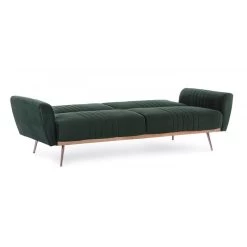 Divano Letto Johnny In Velluto Verde Scuro -Negozio Di Mobili bizzotto divano letto johnny in velluto verde scuro 4