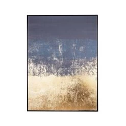 Quadro Bold Con Applicazioni Oro 102x142cm