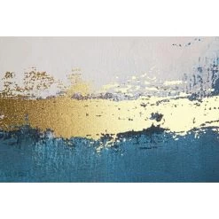 Quadro Bold Oro E Blu 67x94cm