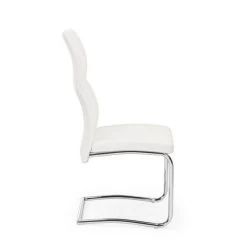 Sedia In Ecopelle Beige Thelma -Negozio Di Mobili bizzotto sedia in ecopelle beige thelma 1 3