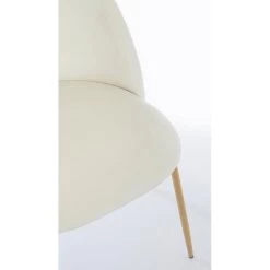 Sedia Tanya Velluto Bianco -Negozio Di Mobili bizzotto sedia tanya velluto bianco 2