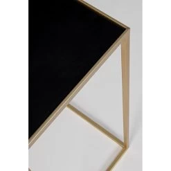 Tavolino Quadrato Nucleos Oro Piccolo H65cm