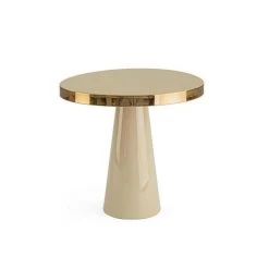 Tavolino Tondo Nandika Avorio Ø45,5x43cm -Negozio Di Mobili bizzotto tavolino tondo nandika avorio o455x43cm 3