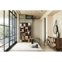 Tavolino Tondo Nandika Nero Ø51x47cm