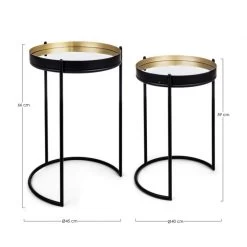 Tavolino Tondo Nucleos Piccolo H59cm -Negozio Di Mobili bizzotto tavolino tondo nucleos piccolo h59cm 2