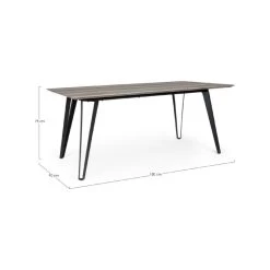 Tavolo Martin 180x90cm -Negozio Di Mobili bizzotto tavolo martin 180x90cm 4