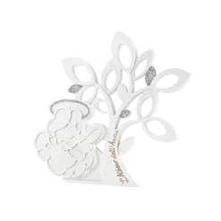 Albero Angelo Bianco 14x17 Cm