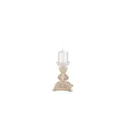 Candeliere Barocco Nocciola Flame H21cm