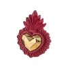 Cuore Ex Voto Rosso E Oro 9x12 Cm -Negozio Di Mobili bongelli preziosi cuore ex voto rosso e oro 9x12 cm