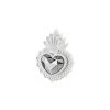 Cuore Ex Voto Bianco/argento 16x12cm -Negozio Di Mobili bongelli preziosi cuore ex voto16x12 biancoargento