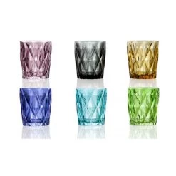 Set 6 Bicchieri Acqua Diamante