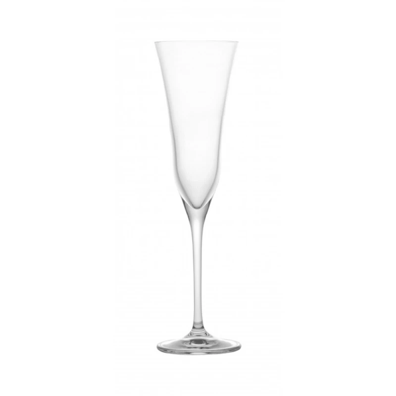 Set 6 Flute Carezza In Crystal Glass 3 Set 6 Flute Carezza In Crystal Glass