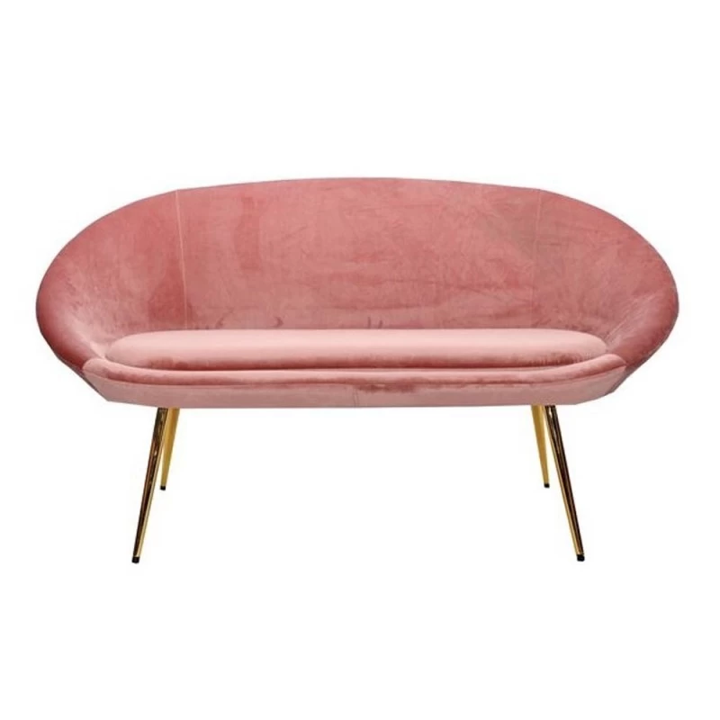 Sofa Cipria In Velluto Con Zampe Oro 3 Sofa Cipria In Velluto Con Zampe Oro