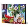 Quadro Su Tela Fiori E Frutta 60x50cm -Negozio Di Mobili egan quadro su tela fiori e frutta 60x50cm