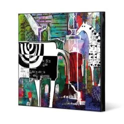 Quadro Su Tela Il Mio Cavallo 70x70cm