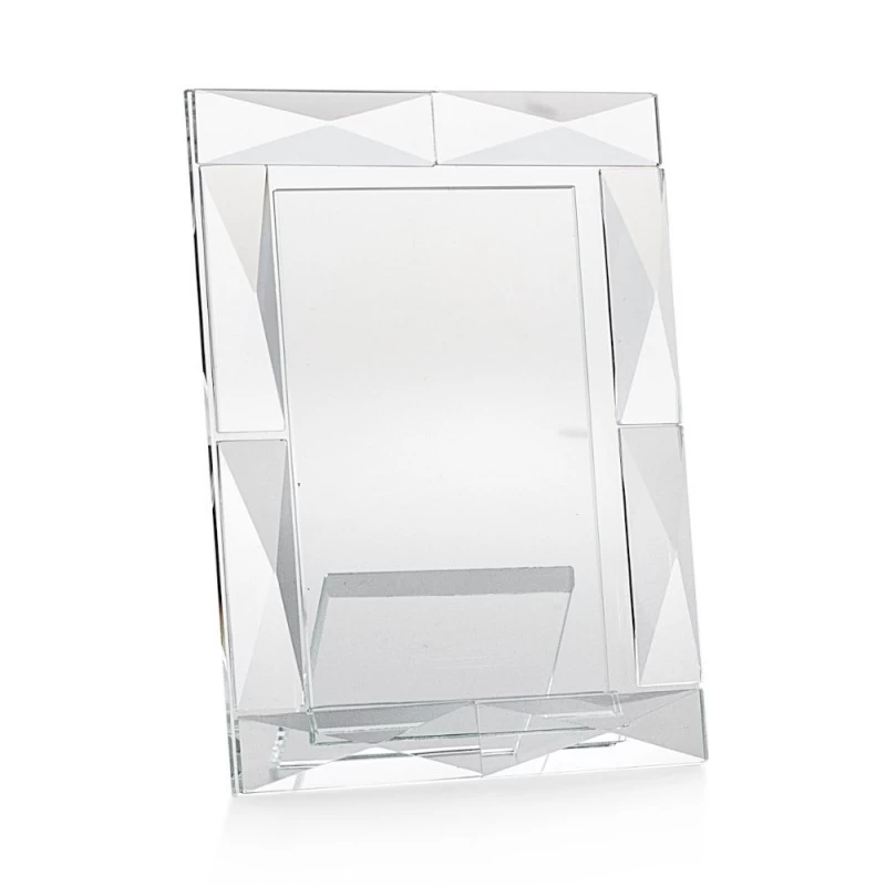 Cornice Portafoto In Cristallo Ghiaccio Grande 3 Cornice Portafoto In Cristallo Ghiaccio Grande