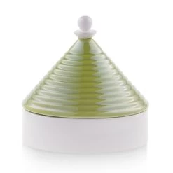 Scatola Con Coperchio Trullallà Verde 16,5x16,5cm