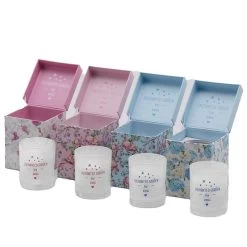 Enzo De Gasperi Candele Vetro + Scatola Gardenia