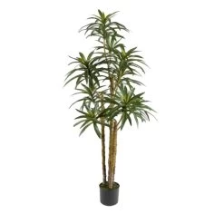 Enzo De Gasperi Pianta Artificiale Dracena West Con Vaso H150cm