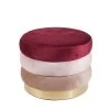 Enzo De Gasperi Pouf Tre Strati Rosa E Oro -Negozio Di Mobili enzo de gasperi pouf tre strati rosa e oro