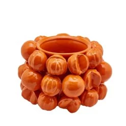 Enzo De Gasperi Vaso Chakra Mandarino Ø28x19cm