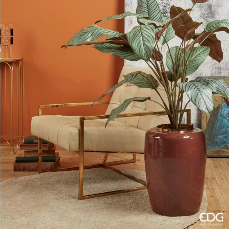 Enzo De Gasperi Vaso Charm Burgundy H43cm 4 Enzo De Gasperi Vaso Charm Burgundy H43cm - immagine 2