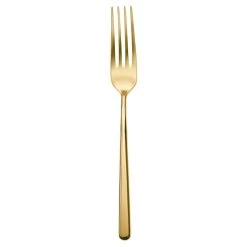 Forchetta Per Servire Legumi Linear PVD Gold 23,5 Cm