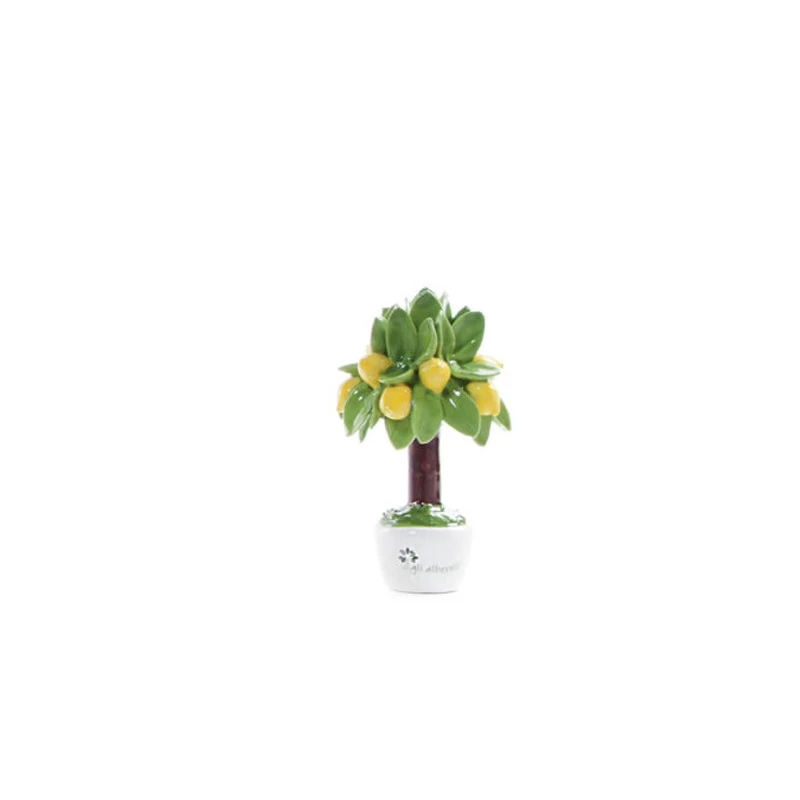 Albero In Porcellana Limone Mignon H11cm 3 Albero In Porcellana Limone Mignon H11cm