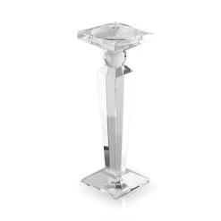 Portacandela Cristallo Obelisco 36cm