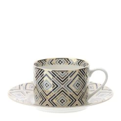Tazza Tè Marrakech Rombi Porcellana H 6cm