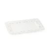 Vassoio Rettangolare Porcellana Traforata 36x25cm -Negozio Di Mobili hervit vassoio rettangolare porcellana traforata 36x25cm