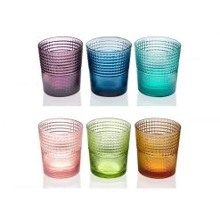 Speedy Set 6 Bicchieri Colori Assortiti