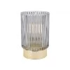 Karlsson Lampada Votiva A Led Ribbed Grigia Ø8,5xH13cm -Negozio Di Mobili karlsson lampada votiva a led ribbed grigia o85xh13cm